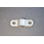 P428 - Tube clamp, halves, 3/4 or 5/8 tube (2x8mm holes)